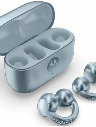 Audífonos Motorola Moto Buds Loop Bluetooth Azul IP54