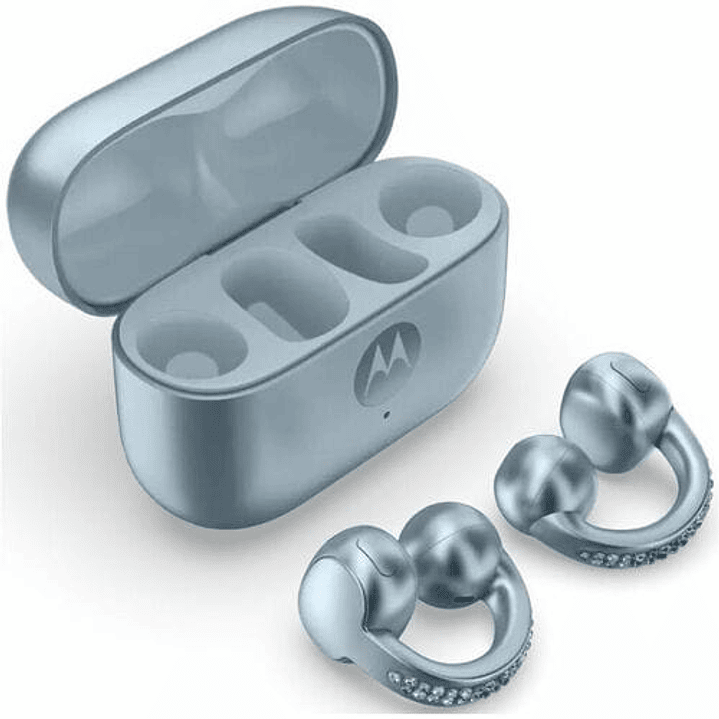 Audífonos Motorola Moto Buds Loop True Wireless Bluetooth IP54 Micrófono Azul 1