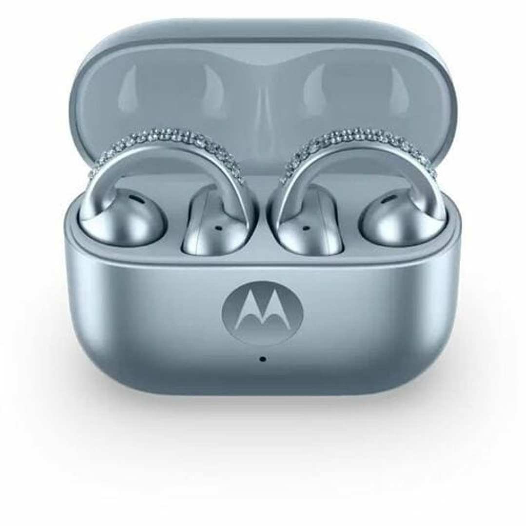 Audífonos Motorola Moto Buds Loop True Wireless Bluetooth IP54 Micrófono Azul 5