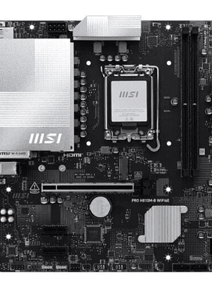 Placa Madre MSI H810 LGA1851 DDR5 USB 2.0 Motherboard 911-7E64-003