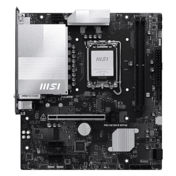 Placa Madre MSI H810 LGA1851 DDR5 USB 2.0 Motherboard 911-7E64-003 1