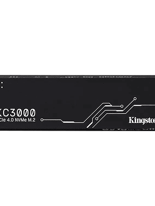 Unidad SSD Kingston KC3000 1TB NVMe PCIe 4.0 M.2 2280 7000MB/s SKC3000S/1024G