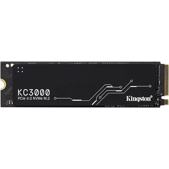 Unidad SSD Kingston KC3000 1TB NVMe PCIe 4.0 M.2 2280 7000MB/s SKC3000S/1024G 2