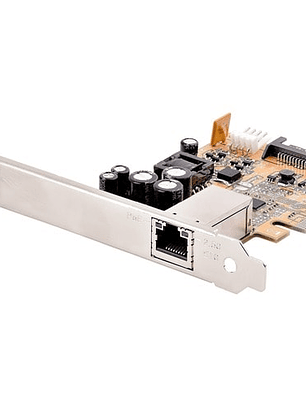 Tarjeta Red StarTech 2.5GbE PCIe PoE+ 30W RJ45 RTL8125B ST1000PEXPSE