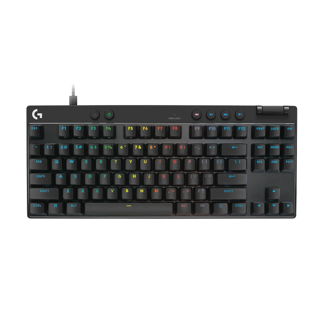 Teclado Gamer Logitech PRO X TKL RAPID USB-C Negro Inglés 920-013131 4