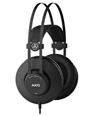 Audífonos AKG K52 Profesionales Cerrados Over Ear