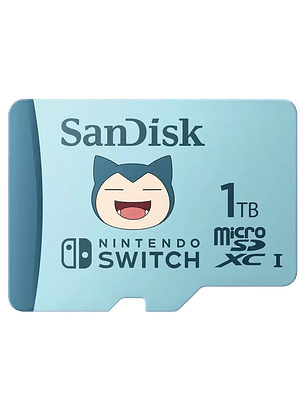 Tarjeta microSDXC SanDisk Pokémon Snorlax 1TB
