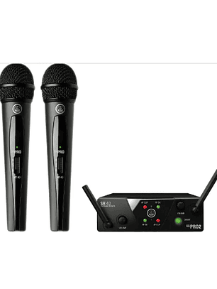 Micrófono Inalámbrico AKG WMS40 Mini2 Vocal Doble