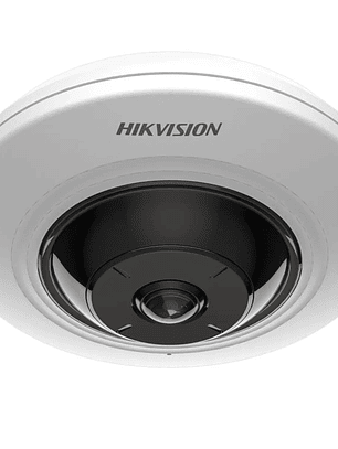 Cámara Hikvision Fisheye IP 5MP 180° AcuSense PoE