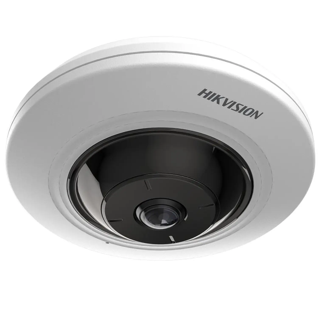 Cámara Hikvision Fisheye IP 5MP 180° AcuSense PoE 2