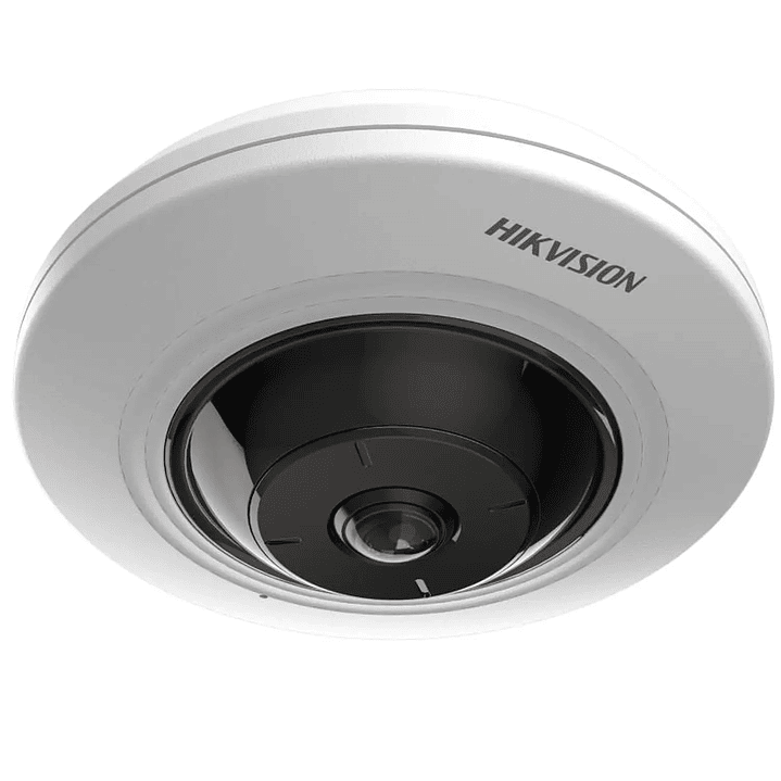 Cámara Hikvision Fisheye IP 5MP 180° AcuSense PoE 2