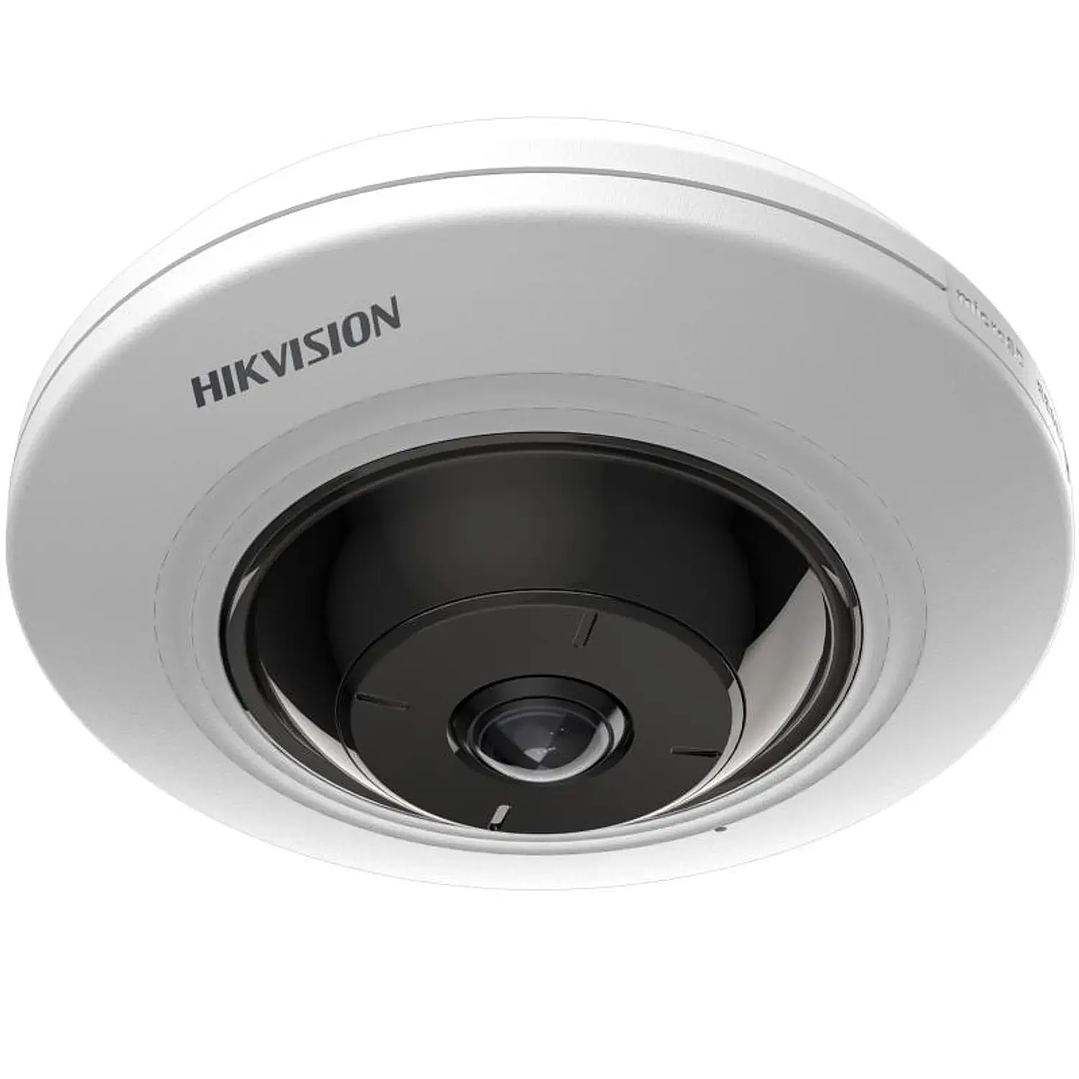 Cámara Hikvision Fisheye IP 5MP 180° AcuSense PoE 3