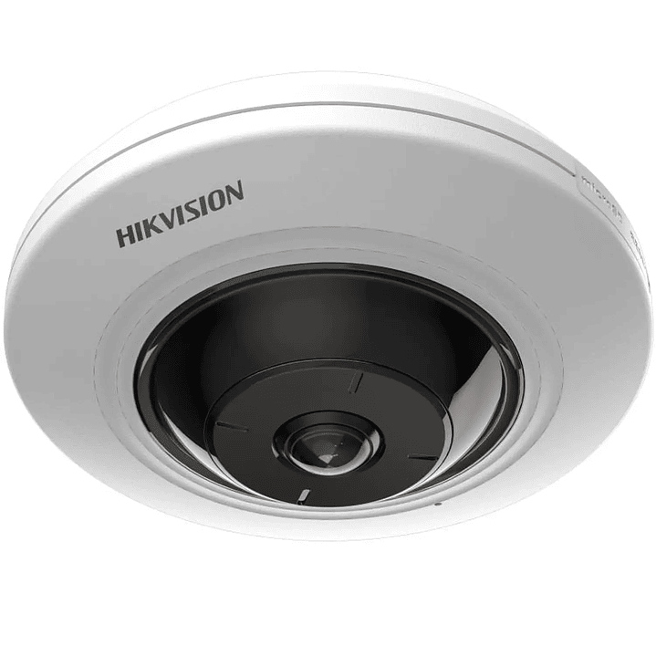 Cámara Hikvision Fisheye IP 5MP 180° AcuSense PoE 3