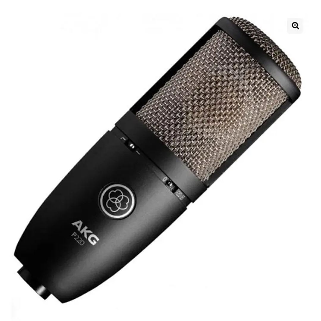 Micrófono Condensador AKG P220 Estudio Profesional XLR 3