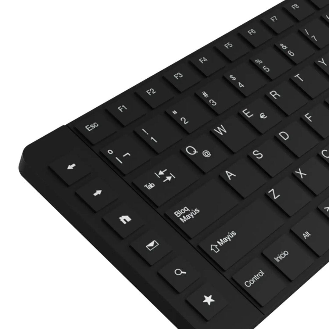 Combo Teclado y Mouse Klip Xtreme Inalámbrico 2.4GHz Negro 4
