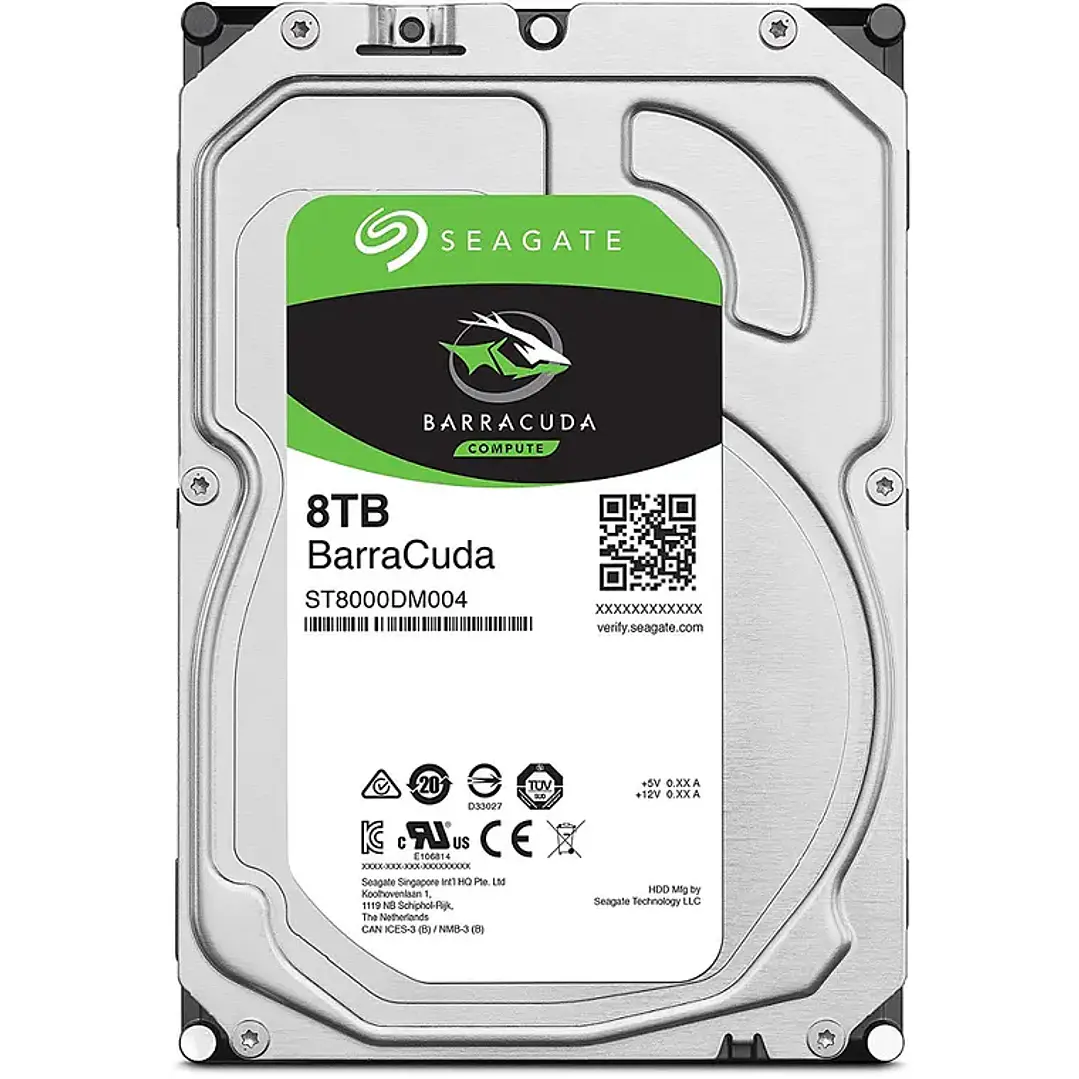 Disco Duro Interno Seagate BarraCuda 8TB 3.5