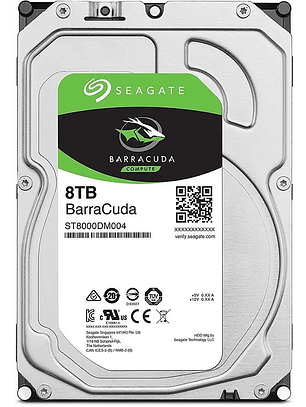 Disco Duro Interno Seagate BarraCuda 8TB 3.5