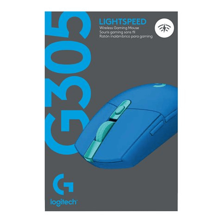 Mouse Gamer Logitech G305 Lightspeed Inalámbrico 12000 DPI Azul 4
