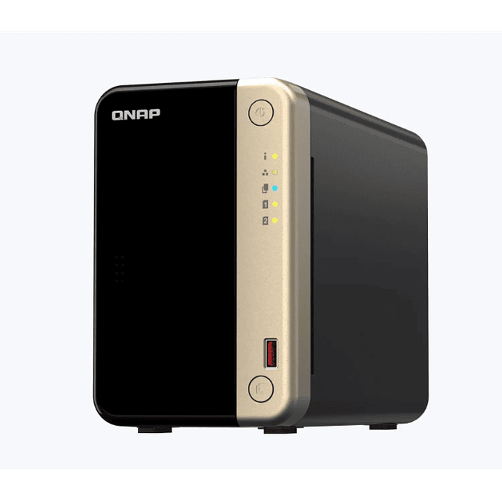 NAS QNAP TS-264 2 Bahías 8GB RAM 2.5GbE RAID 1