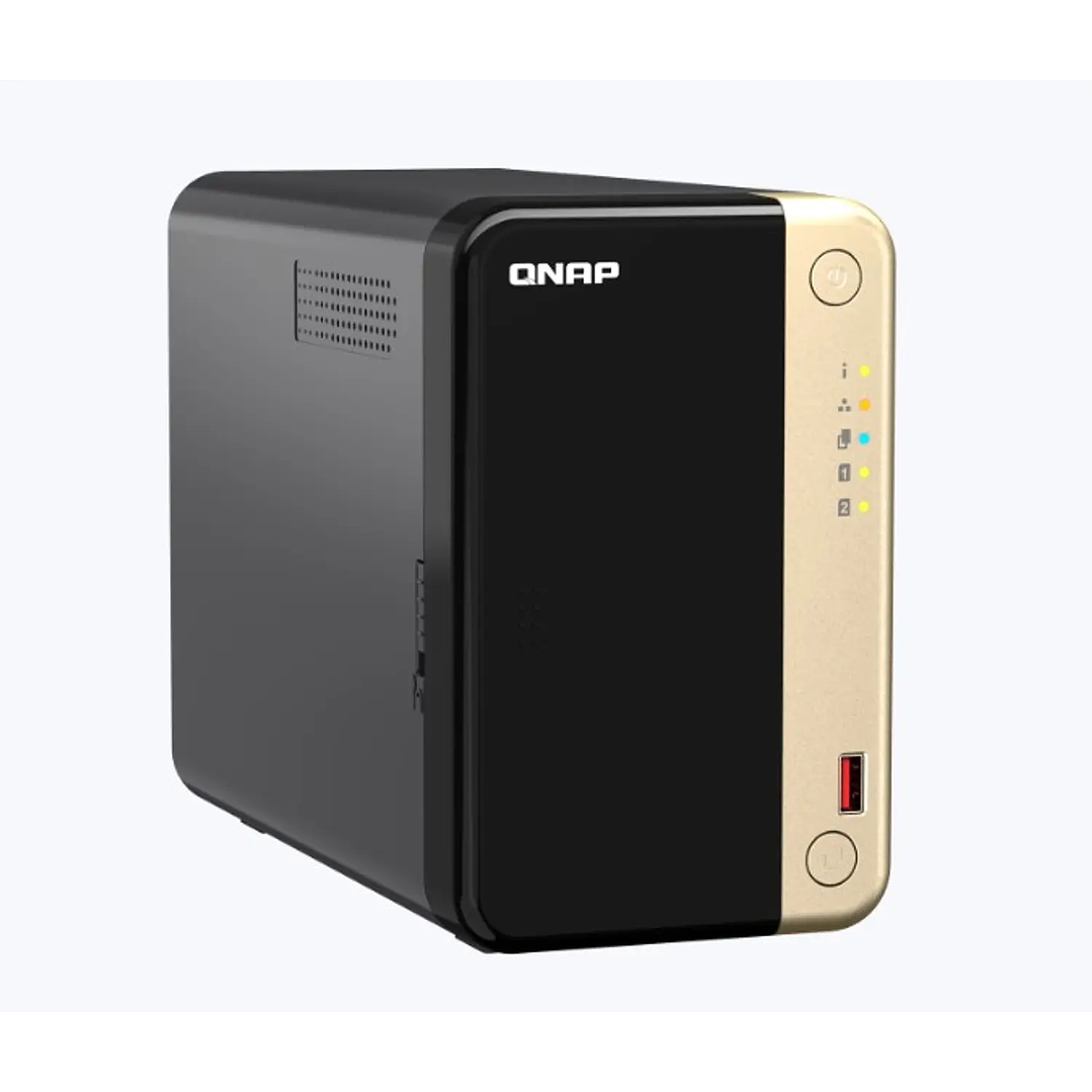 NAS QNAP TS-264 2 Bahías 8GB RAM 2.5GbE RAID 3