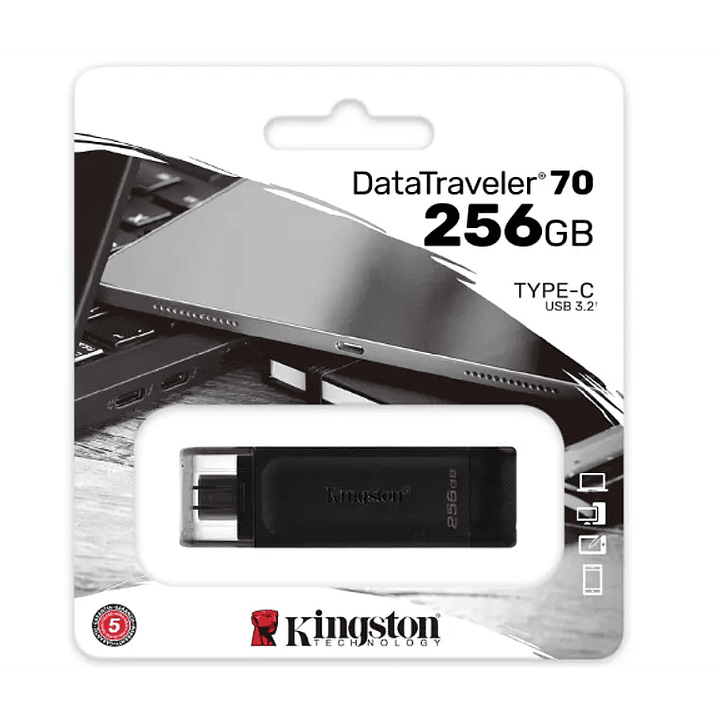 Pendrive Kingston DataTraveler 70 256GB USB-C 3.2 1