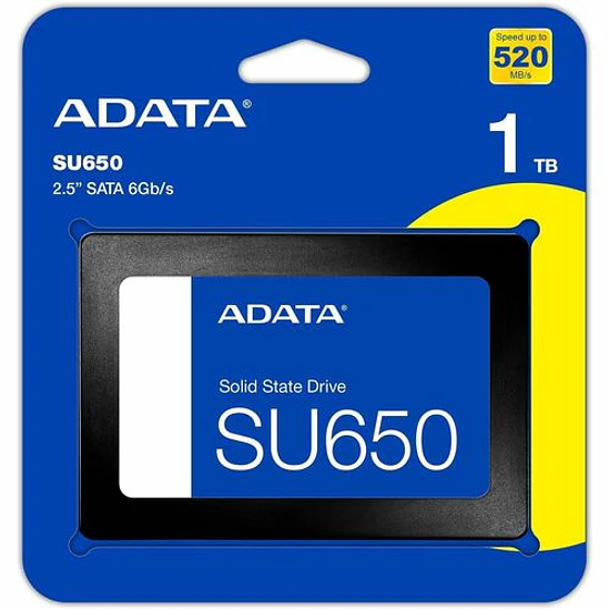 Unidad SSD Adata SU650 1TB 2.5 SATA 520MB/s Interno 1