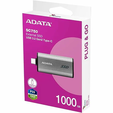 Unidad SSD Externo Adata SC750 1TB USB 3.2 Gen 2 6