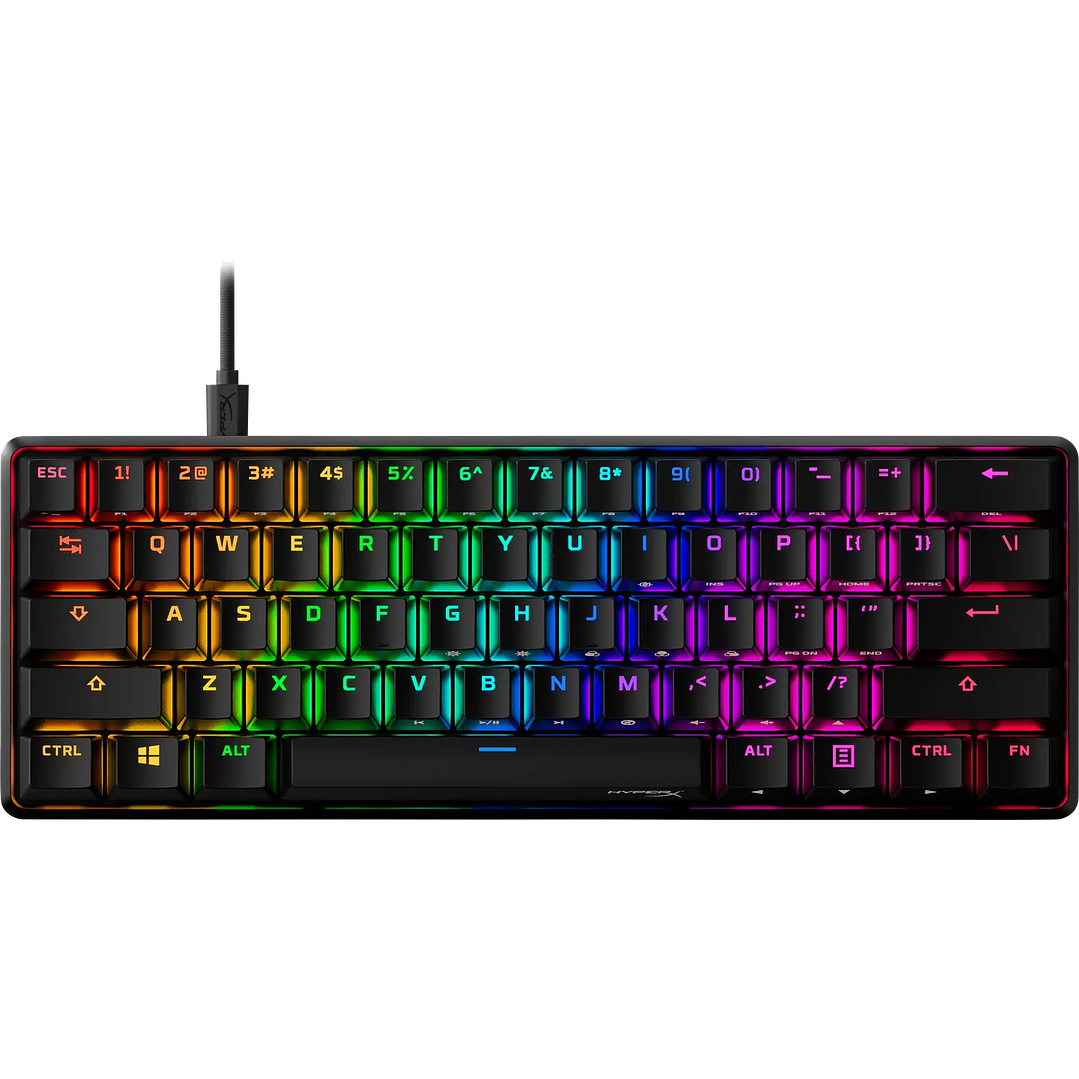 Teclado Gamer HyperX Alloy Origins 60 RGB USB-C Red Switch 2