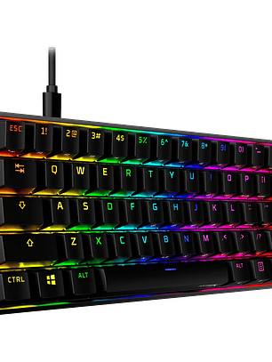 Teclado Gamer HyperX Alloy Origins 60 RGB USB-C Red Switch