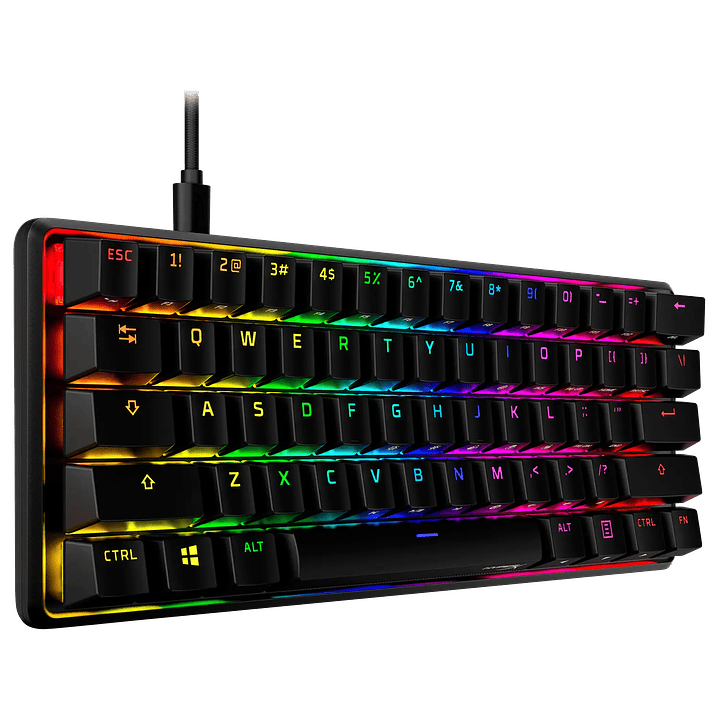 Teclado Gamer HyperX Alloy Origins 60 RGB USB-C Red Switch 1