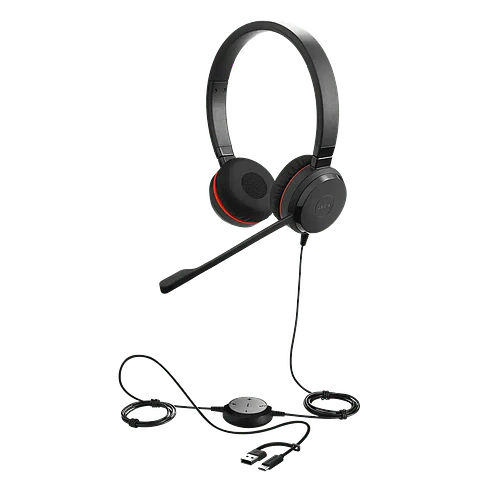 Audífono Jabra Evolve 30 II USB-A USB-C MS Stereo