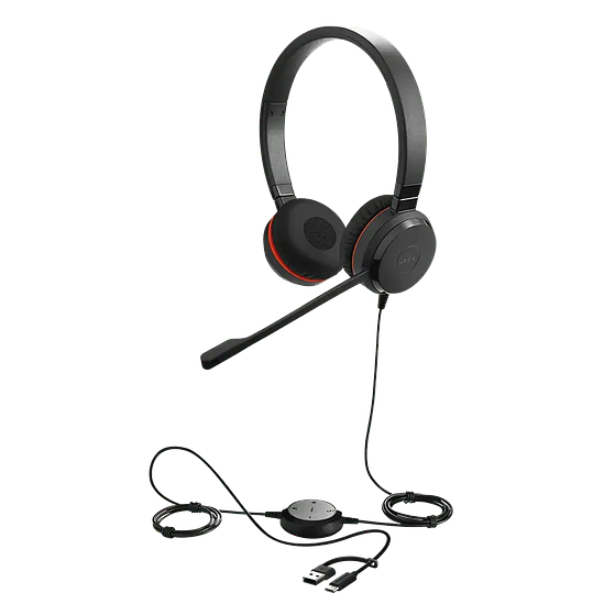Audífono Jabra Evolve 30 II USB-A USB-C MS Stereo 1