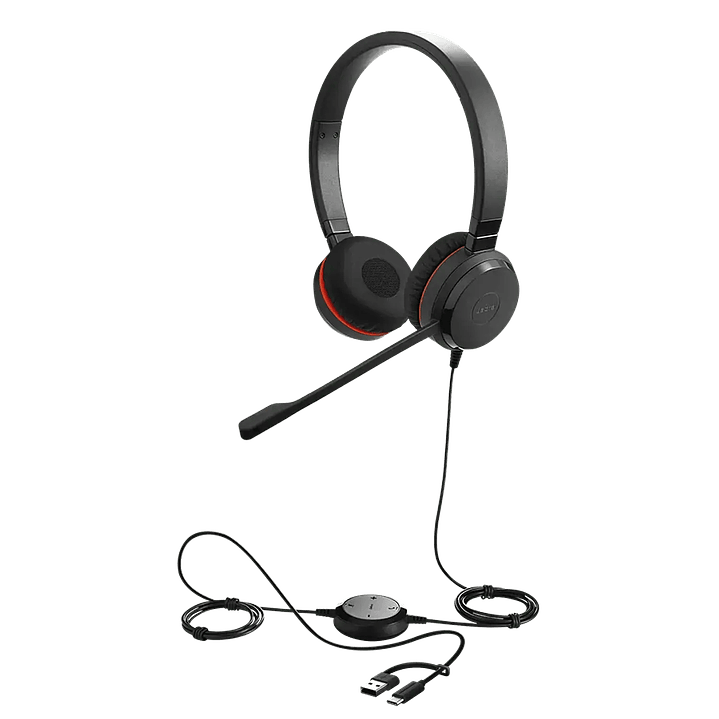 Audífono Jabra Evolve 30 II USB-A USB-C MS Stereo 1