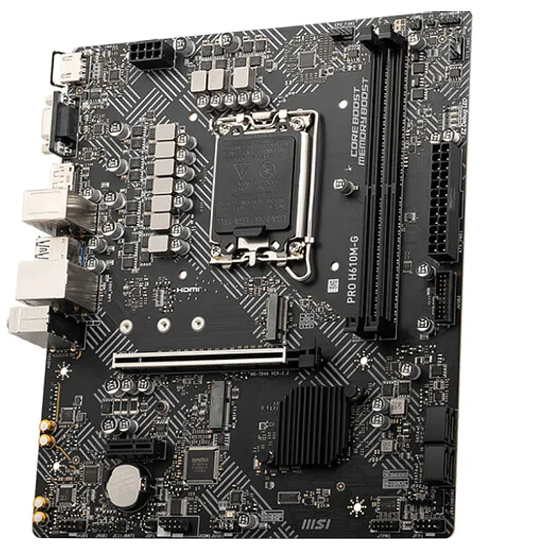 Placa Madre MSI PRO H610M-G DDR5 LGA1700 mATX 4