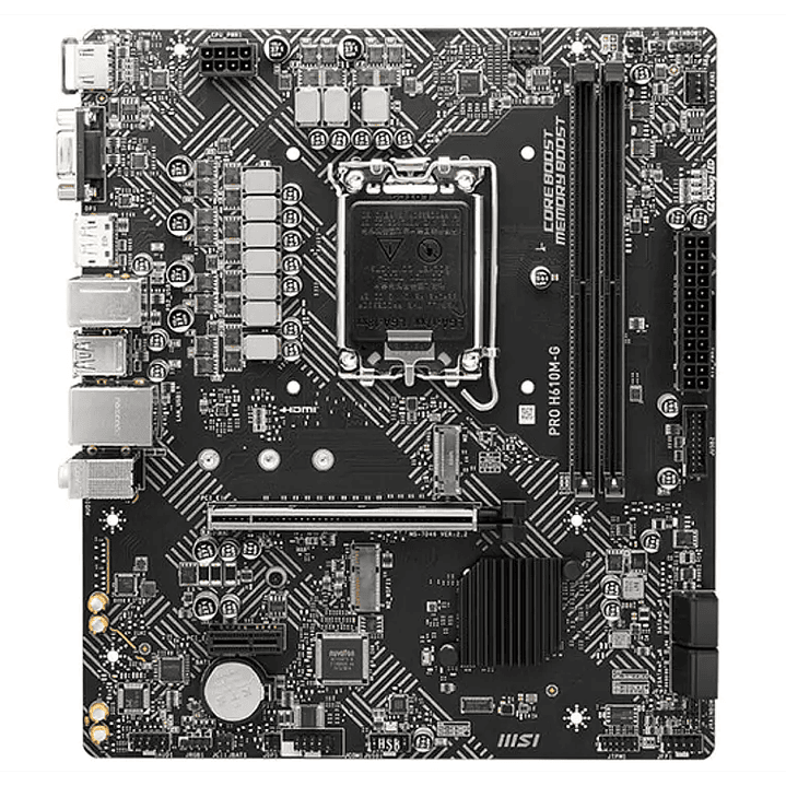 Placa Madre MSI PRO H610M-G DDR5 LGA1700 mATX 3