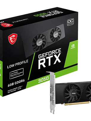 Tarjeta de Video MSI RTX 3050 6GB Low Profile OC