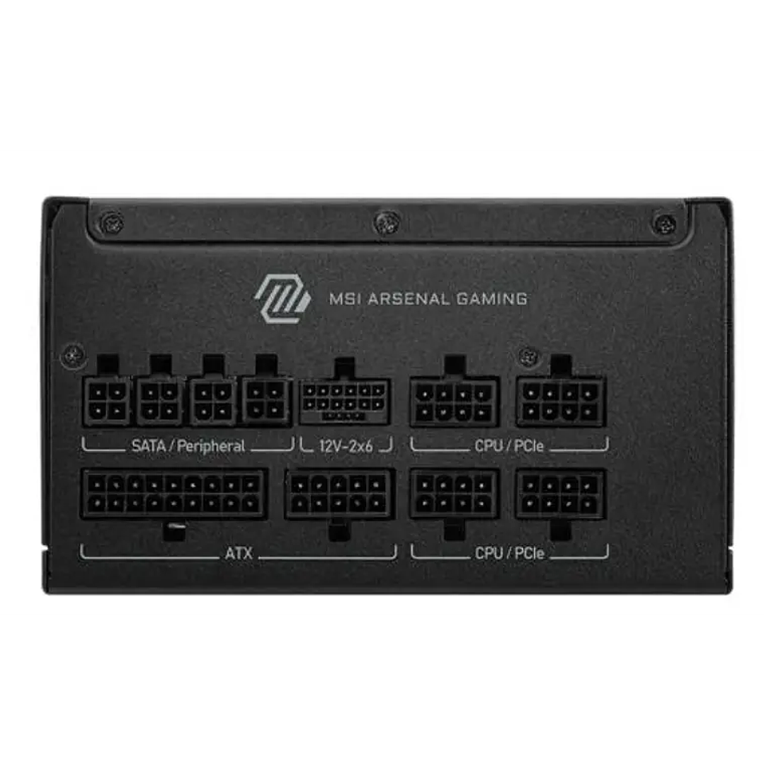 Fuente Poder MSI MAG A1000GLS 1000W PCIe 5 Modular 3