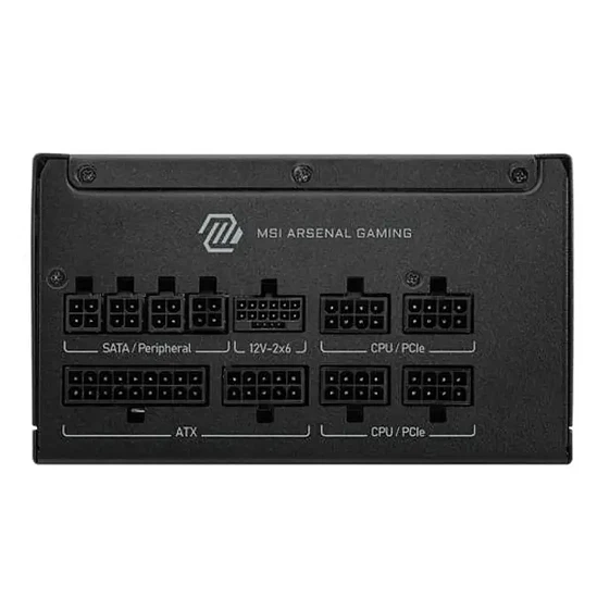 Fuente Poder MSI MAG A1000GLS 1000W PCIe 5 Modular 3