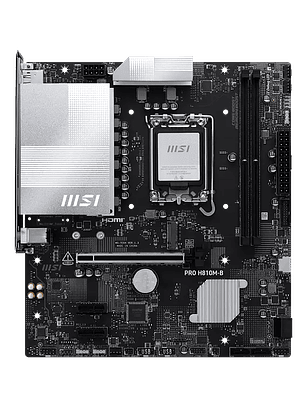 Placa Madre MSI PRO H810M-B DDR5 Core Ultra LGA1851