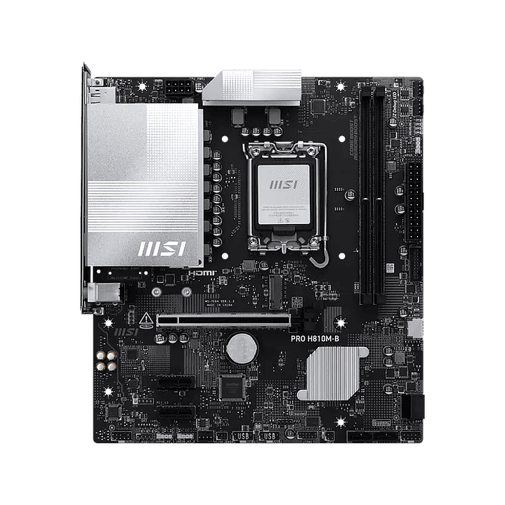 Placa Madre MSI PRO H810M-B DDR5 Core Ultra LGA1851 2