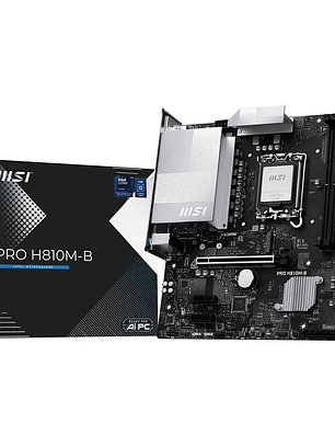 Placa Madre MSI PRO H810M-B DDR5 Core Ultra LGA1851