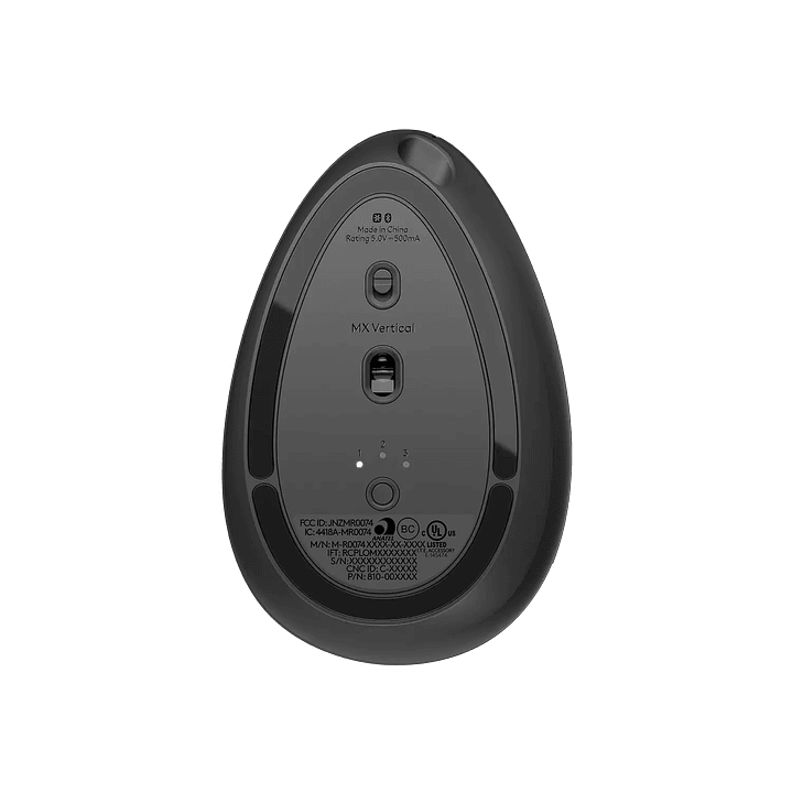 Mouse Ergonómico Logitech MX Vertical Inalámbrico Grafito 5