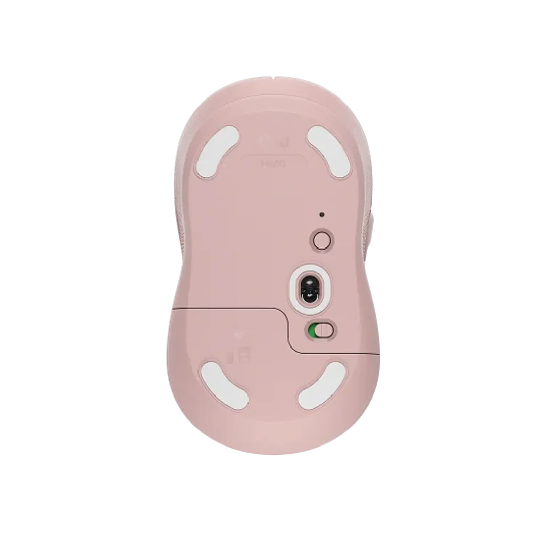 Mouse Inalámbrico Logitech Signature M650 M Rosa Bluetooth 5