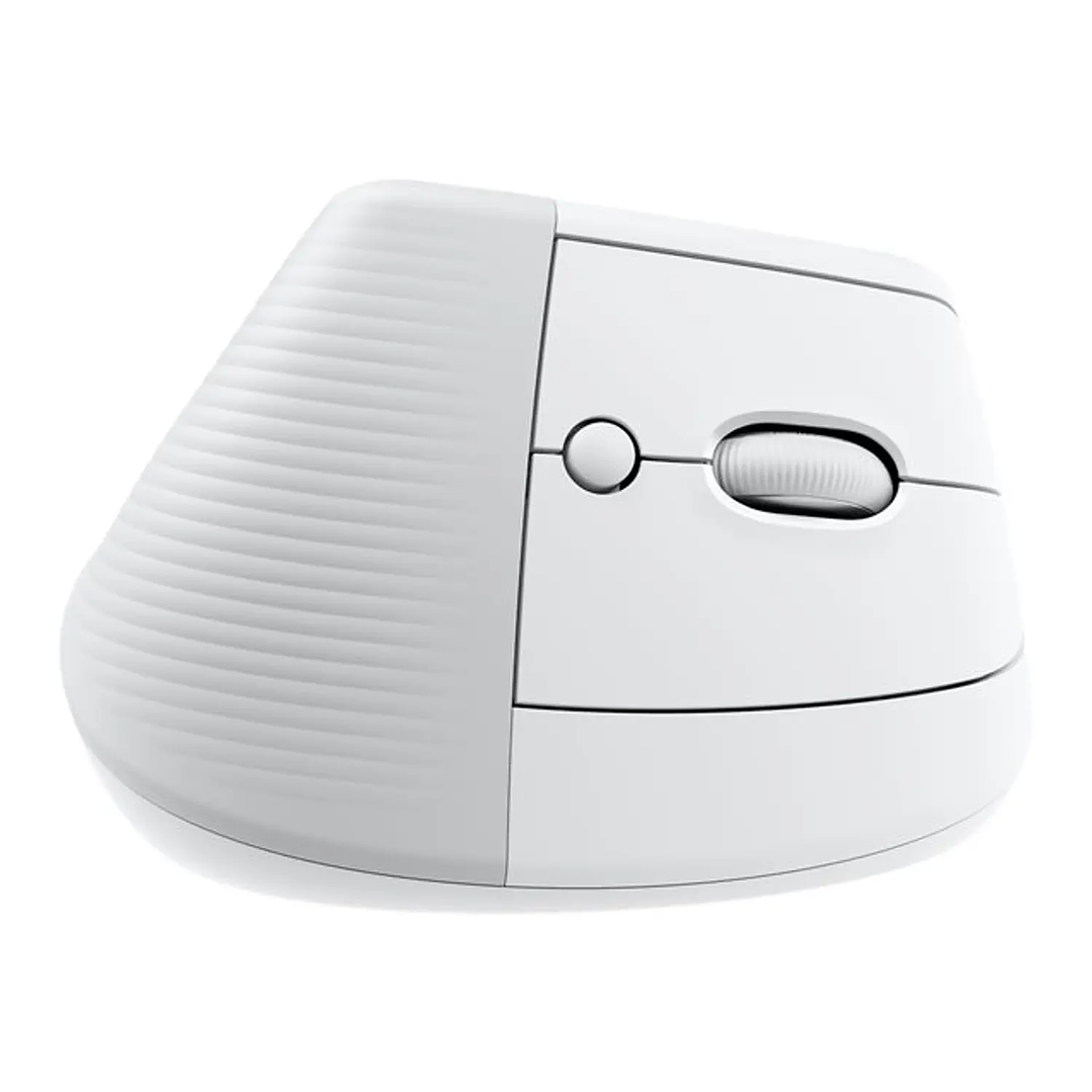 Mouse Vertical Logitech Lift Ergonómico Inalámbrico Blanco 3