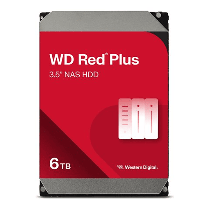 Disco Duro WD Red Plus 6TB 3.5
