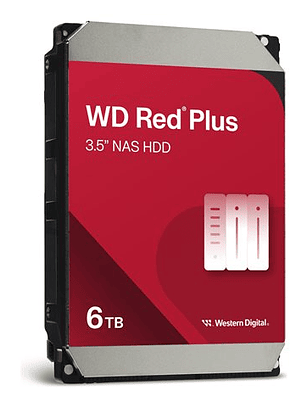 Disco Duro WD Red Plus 6TB 3.5