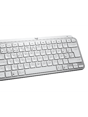 Teclado Logitech MX Keys Mini Español Bluetooth Gris Pálido