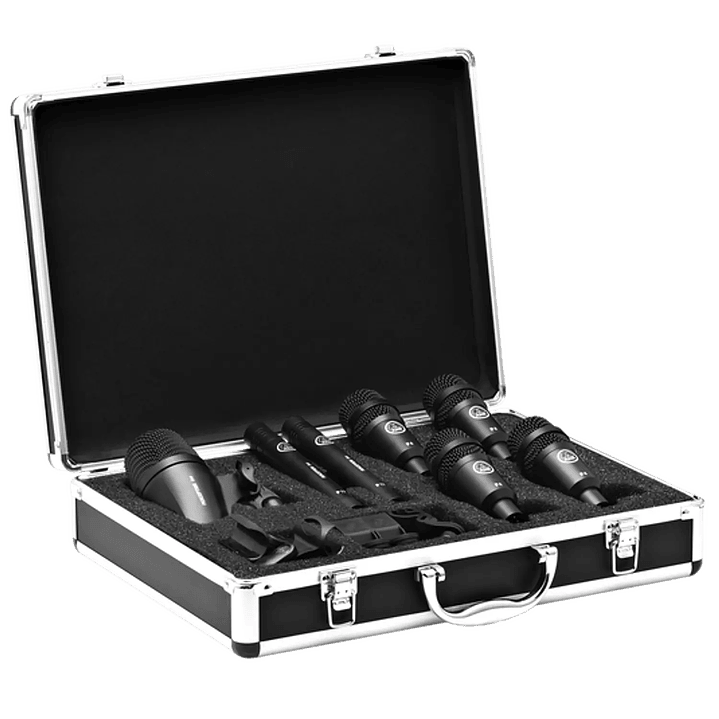 Set Micrófonos AKG Drumset Session 1 para Batería 1