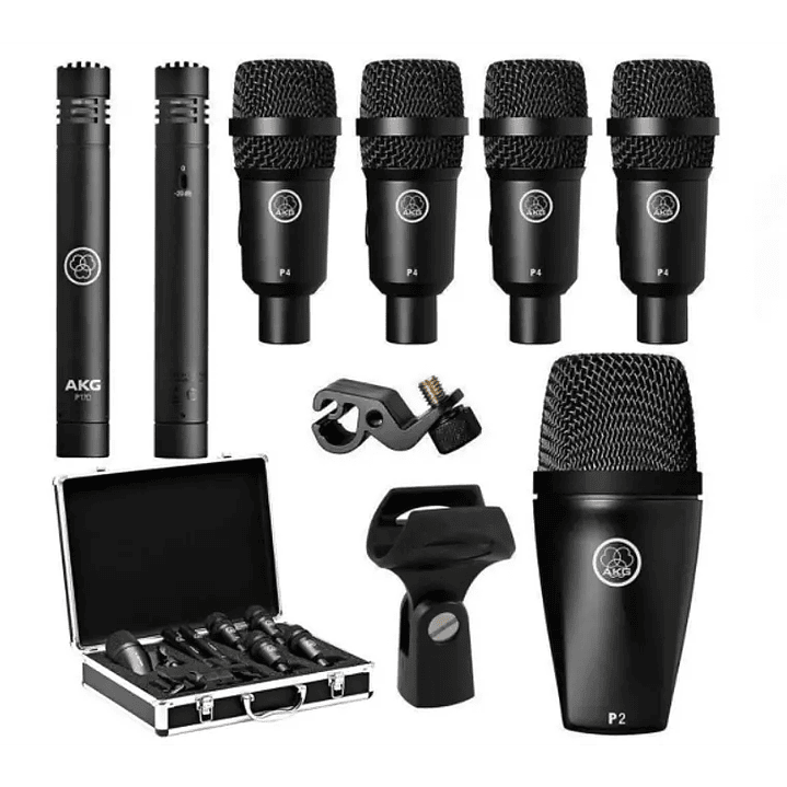 Set Micrófonos AKG Drumset Session 1 para Batería 2