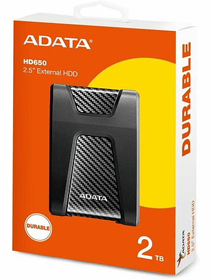 Disco Duro Externo Adata HD650 2TB USB 3.2 Resistente